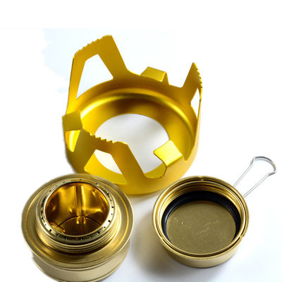 Alumínio de liga para acampamento ao ar livre Mini fogão de álcool portátil Picnic Spirit Burner 145mm