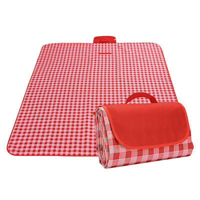 Acampamento ao ar livre Oxford Picnic Blanket Foldable Waterproof Beach Mat para personalização