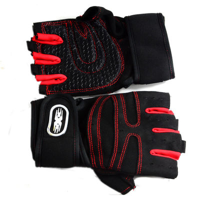 Luvas de ciclismo personalizadas de meio dedo para adultos Respiráveis e absorventes de umidade