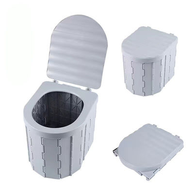 Pedido personalizado EUA Acampamento ao ar livre Toilet de plástico dobrável portátil para viagens