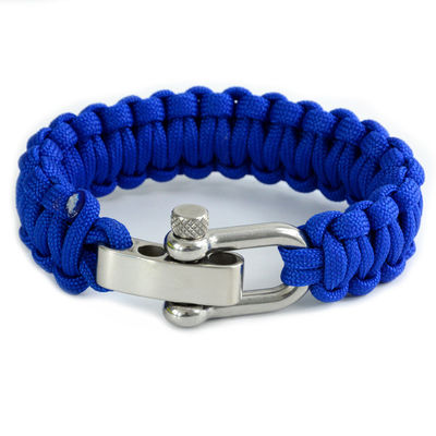 Pulseira de Sobrevivência Paracord ajustável perfeita para situações de sobrevivência ao ar livre