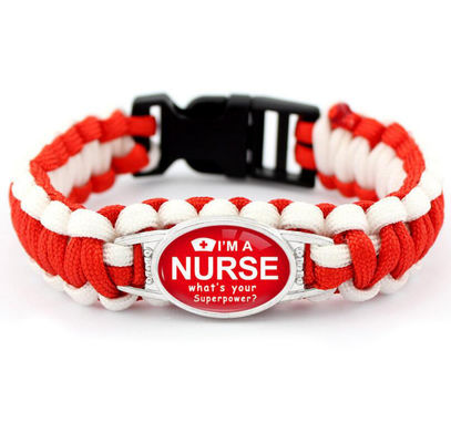 Pulseira de Moda Custom Moda Manual 550 Paracord Pulseira de Sobrevivência