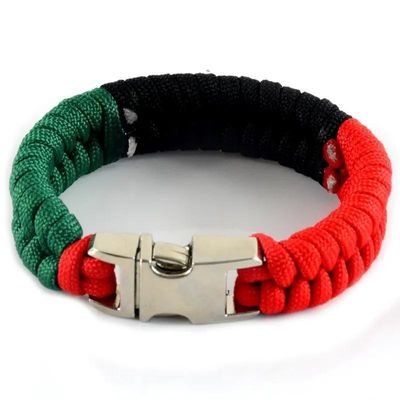 Mais de 200 cores Homens feitos à mão Fivela de metal Paracord Pulseira Corda de nylon Bracelete de sobrevivência