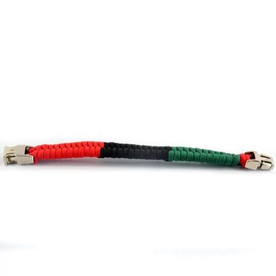 Mais de 200 cores Homens feitos à mão Fivela de metal Paracord Pulseira Corda de nylon Bracelete de sobrevivência