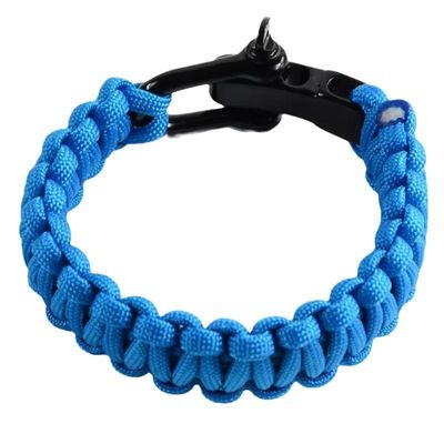 550 Paracord Bracelet de sobrevivência Petição personalizada Pulseira de corda de poliéster ajustável