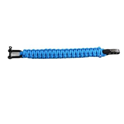 550 Paracord Bracelet de sobrevivência Petição personalizada Pulseira de corda de poliéster ajustável