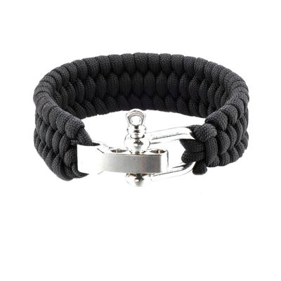 6-8&quot; Paracord Survival U Chackle Pulseira para atividades ao ar livre em mais de 200 cores
