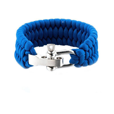 6-8&quot; Paracord Survival U Chackle Pulseira para atividades ao ar livre em mais de 200 cores