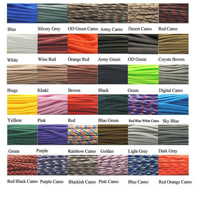 Pulseira de Sobrevivência Paracord Outdoor com botão de metal ajustável e material de poliéster