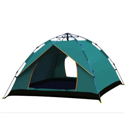 Instalação automática Tenda de acampamento de poliéster para aventuras ao ar livre
