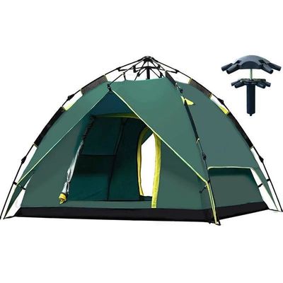 Instalação automática Tenda de acampamento de poliéster para aventuras ao ar livre
