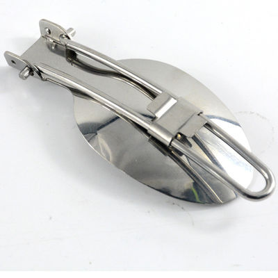 Conjunto de talheres de acampamento de aço inoxidável com garfo e colher de prata