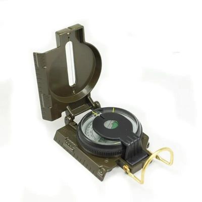 Supervivência ao ar livre Mini-Bússola dobrável Multifunção Bússola de metal à prova d'água
