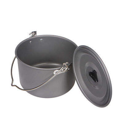 Conjunto de utensílios de cozinha de estilo portátil para acampamento ao ar livre de alumínio antiaderente