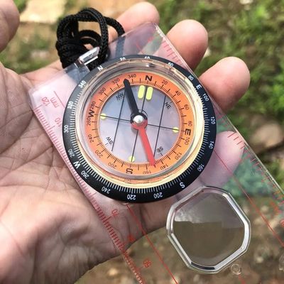 Compasso magnético digital portátil para mini acampamento multifunção ao ar livre