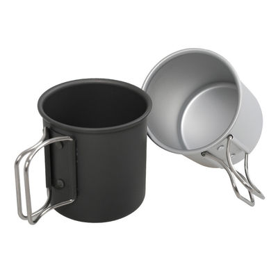 Copo de café de acampamento de alumínio leve portátil com 1 peça Min.Order