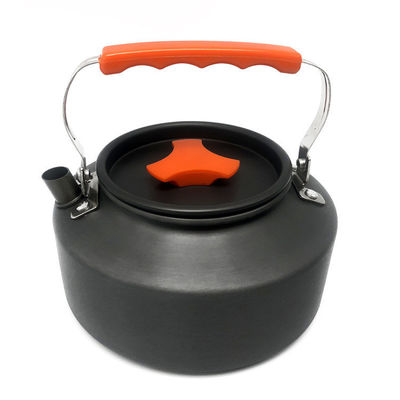 Grey Green Handle Portable Style Non Stick Alumínio Picnic Cozinha Conjunto para Camping
