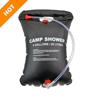 Saco de água aquecido de chuveiro solar de PVC portátil para viagens