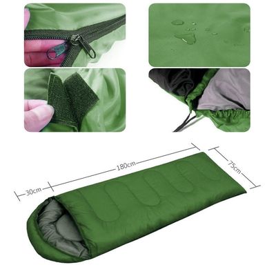 Saco de dormir portátil para adultos para aventuras ao ar livre leve e durável
