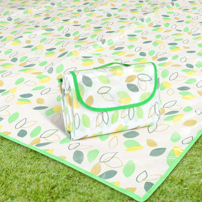 Acampamento ao ar livre Oxford Picnic Blanket Foldable Waterproof Beach Mat para personalização