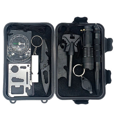 Equipamento de sobrevivência de acampamento ao ar livre Kit de emergência de primeiros socorros essencial para a sobrevivência ao ar livre