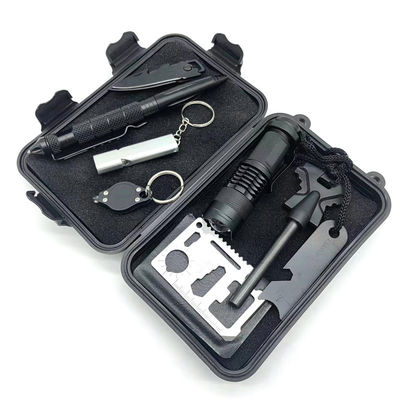 Equipamento de sobrevivência de acampamento ao ar livre Kit de emergência de primeiros socorros essencial para a sobrevivência ao ar livre