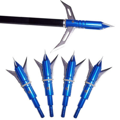 4.3X2.5cm Portátil 100 Grão Metal Broadhead para Arco e flecha Arco e flecha de caça ao ar livre