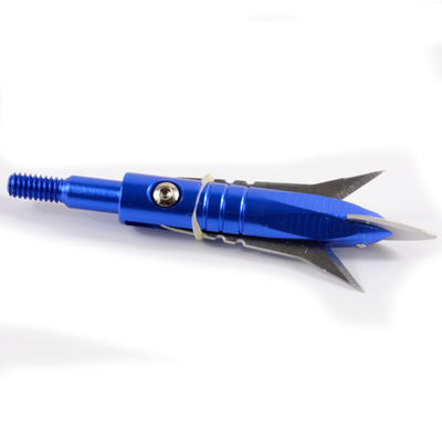 4.3X2.5cm Portátil 100 Grão Metal Broadhead para Arco e flecha Arco e flecha de caça ao ar livre