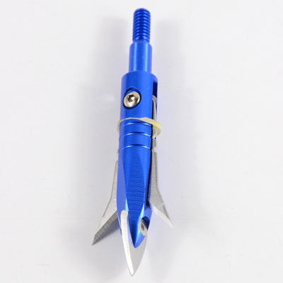 4.3X2.5cm Portátil 100 Grão Metal Broadhead para Arco e flecha Arco e flecha de caça ao ar livre