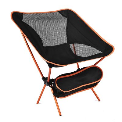 Cadeira dobrável de acampamento ao ar livre com material de tecido Oxford e pedido personalizado