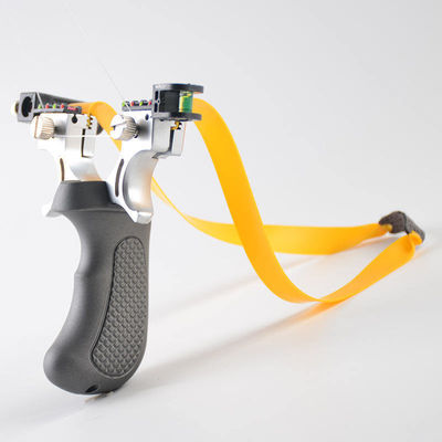 Arco-íris cônico Slingshot de caça de metal com visão de luz laser