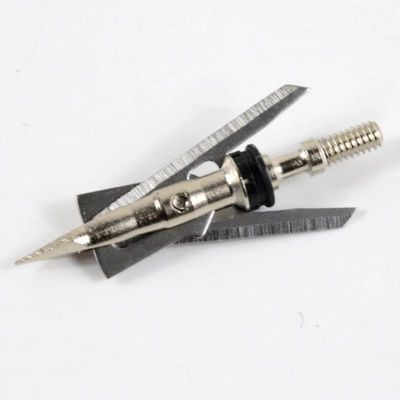 Composto de caça de cabeça larga de arco-íris de metal com 100 cabeças de flecha portáteis de grãos