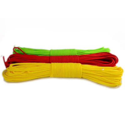 Pacote Peso Bruto 0,200kg 7 Filamento interno 4mm 550 100FT Paracord Cordão de pára-quedas