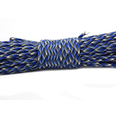 7 Filamento interno padrão de 100FT Outdoor Gear 550 Paracord 4mm Poliéster Paraquedas Cordão