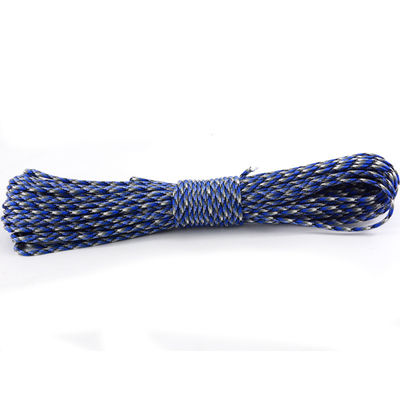 7 Filamento interno padrão de 100FT Outdoor Gear 550 Paracord 4mm Poliéster Paraquedas Cordão