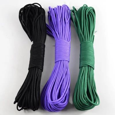 Personalização 100FT 7 Strand Interior 550 Poliéster Paracord Cordão de Paraquedas Corda de Acampamento