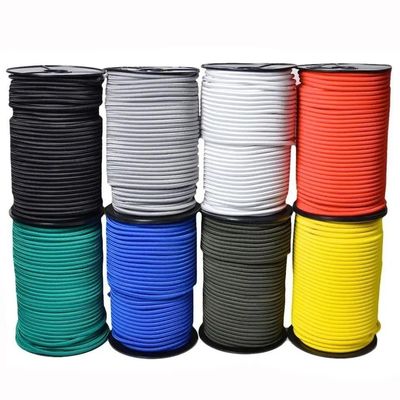 3 mm Diâmetro Corda de Bungee Elástica Preta de Alta Força para Aplicações Pesadas