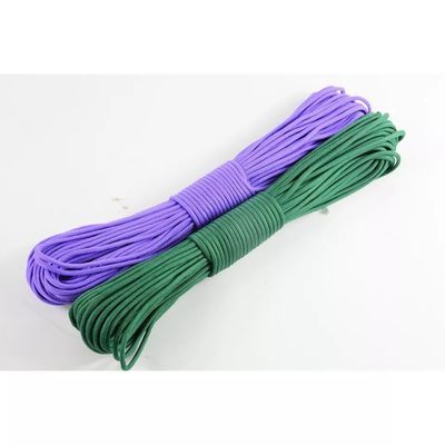 100FT 4mm 7 núcleos Cordão paraquedas sobrevivência Poliéster 550 Paracord corda e versátil