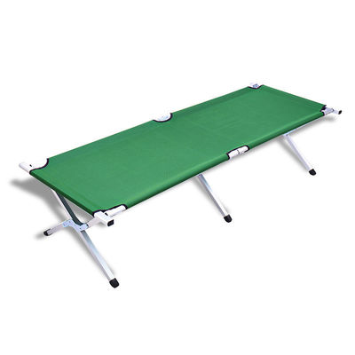Cama dobrável de alumínio exterior 600d Oxford Camping