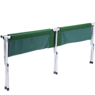 Cama dobrável de alumínio exterior 600d Oxford Camping