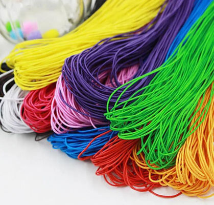 Cordão de choque de bungee elástico de alta resistência 4 mm 5 mm Cordão de bungee preto durável e flexível