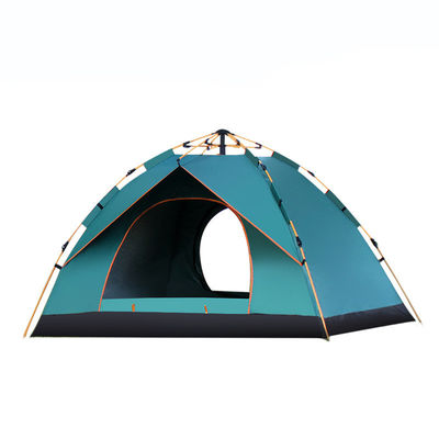 Pedido personalizado para exterior portátil automático impermeável tenda de acampamento estilo 2 portas