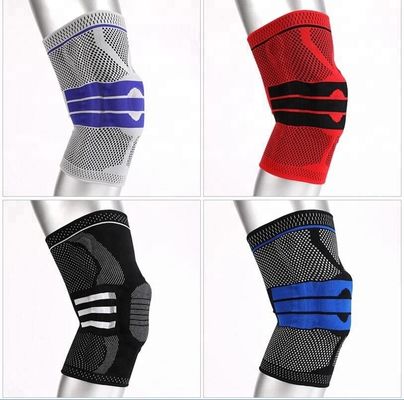 DFR357 Sleeve de joelho de silicone profissional para correr Sleeve de compressão