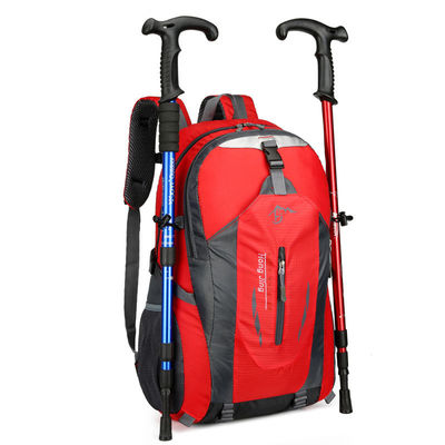 0Mochila de viagem customizada de nylon leve de 45 kg para acampar e aventuras ao ar livre