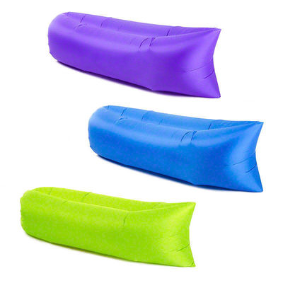 Sofá aerodinâmico de praia portátil para acampar Sofá inflável pára-choque 1 peça Min.Order