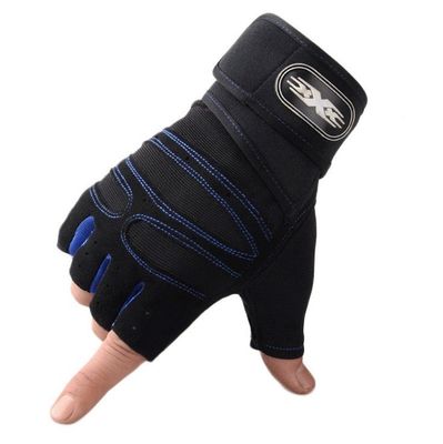 Luvas de ciclismo personalizadas de meio dedo para adultos Respiráveis e absorventes de umidade