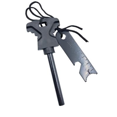 8mm Camping Fire Starter Flint Ferrocerium Rod para Outdoor Survival Gear Collection