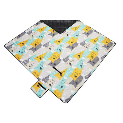 Outdoor Waterproof Picnic Blanket Beach Mat Portable Camping Mattress Amostragens US 4/Piece