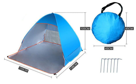 Tenda de praia inflável para atividades ao ar livre 145X165X110CM