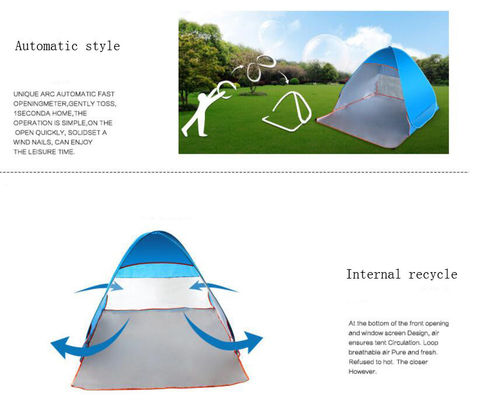 Tenda de praia inflável para atividades ao ar livre 145X165X110CM